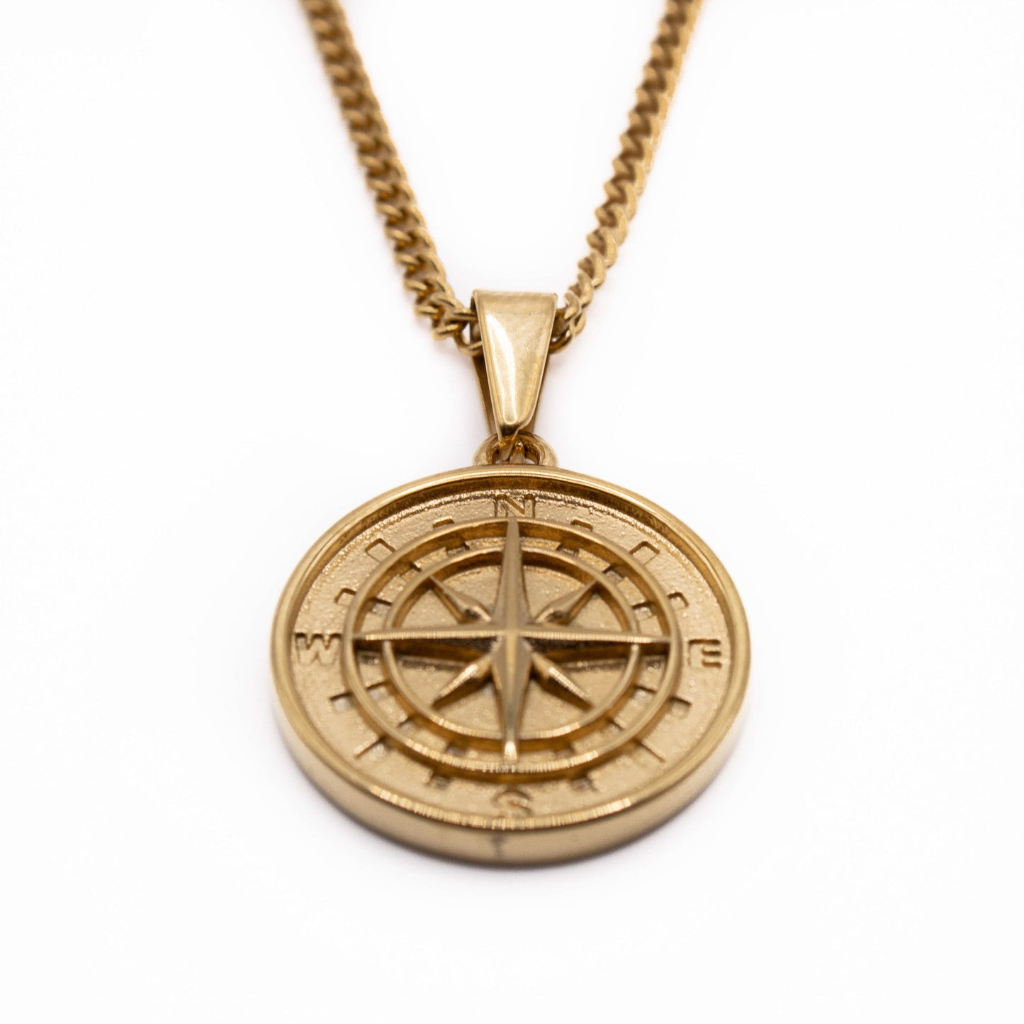 Compass Pendant (Gold)