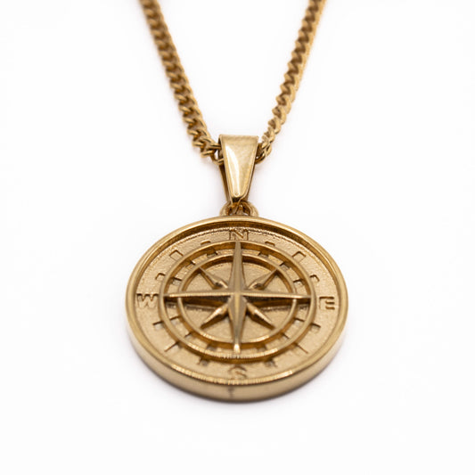 Compass Pendant (Gold)