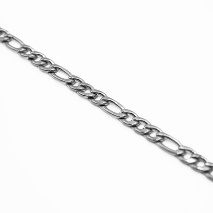 Figaro Bracelet 3mm (Silver)