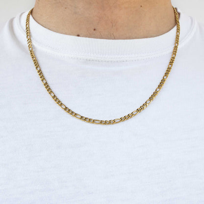 Figaro Chain 3mm (Gold)