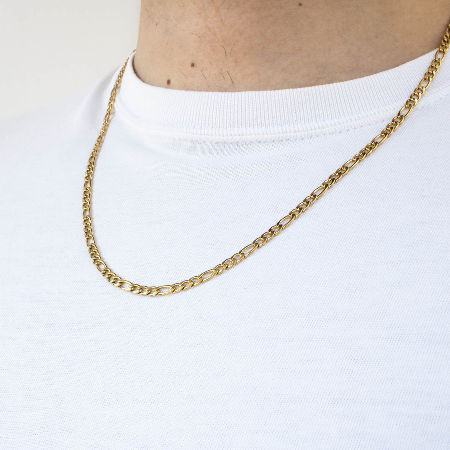 Figaro Chain 3mm (Gold)