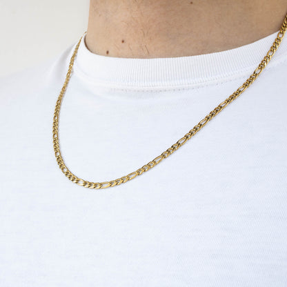 Figaro Chain 3mm (Gold)