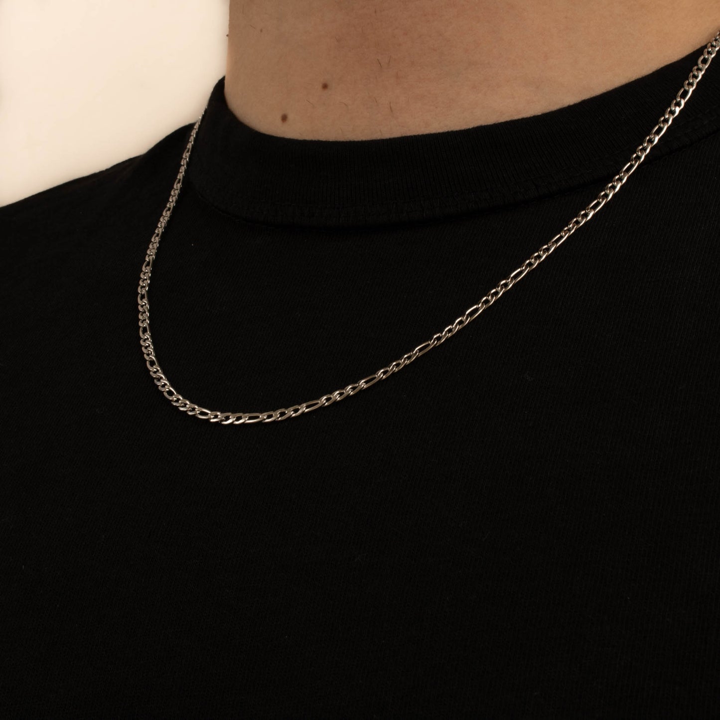 Figaro Chain 3mm (Silver)