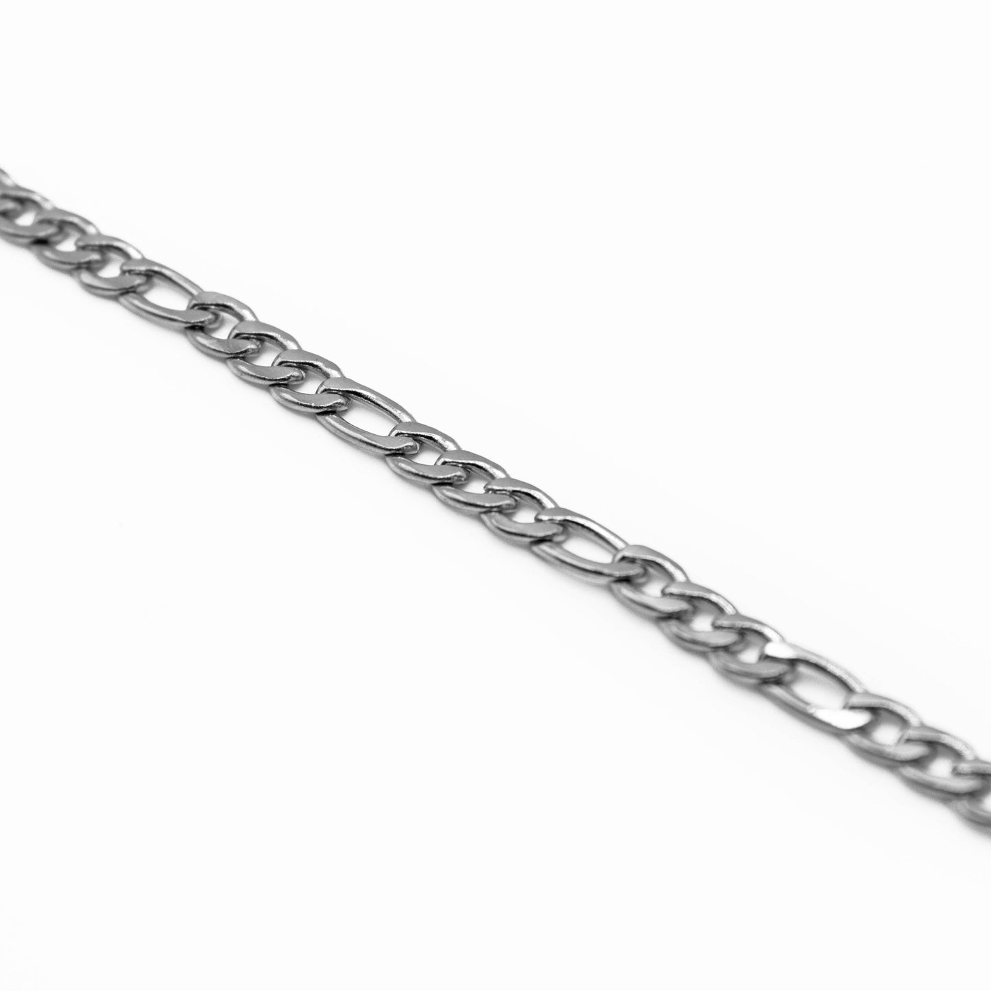 Figaro Bracelet 2mm (Silver)