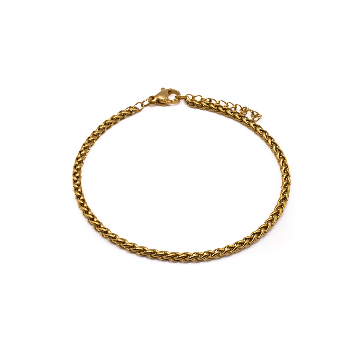 Foxtail Bracelet 2.5mm (Gold)