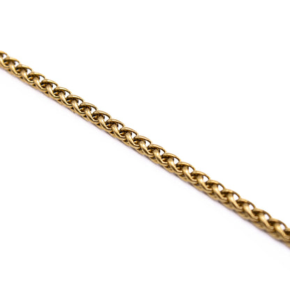 Foxtail Bracelet 2.5mm (Gold)