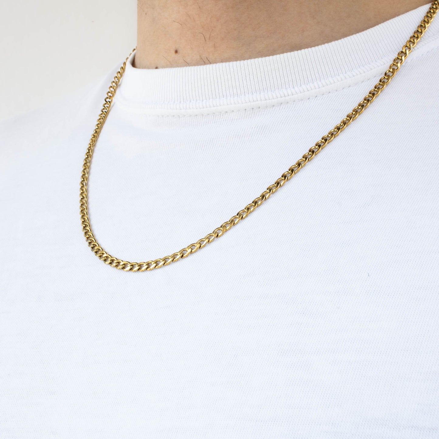 Gourmet Chain 3mm (Gold)