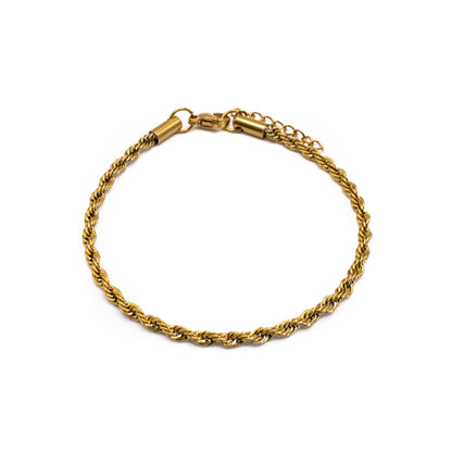 Rope Bracelet 3mm (Gold)