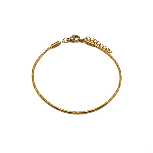 Snake Bracelet 1.5mm (Gold)