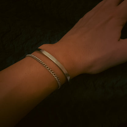 Cuff Bracelet (Silver)